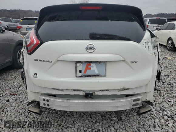 2018 Nissan Murano SV with VIN 5N1AZ2MG0JN111368, listed as a Copart auction lot 44909465 with 102,335 mi miles and Clean Title. Bid and sale history available at DreamBid. Image 6.