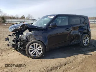 2021 Kia Soul LX with VIN KNDJ23AUXM7749158, listed as a Copart auction lot 48681515 with 63,674 mi miles and Salvage Title. Bid and sale history available at carsss.com. Image 1.