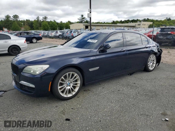 2014 BMW 7 Series ALPINA B7 xDrive with VIN WBAYF8C58ED142004, listed as a Copart auction lot 57994895 with 134,841 mi miles and Salvage title. Bid and sale history available at DreamBid. Image 1.