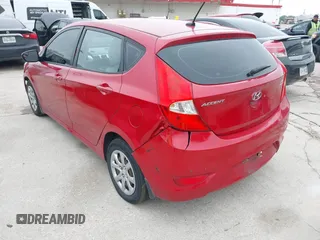 2014 Hyundai Accent GS with VIN KMHCT5AE1EU172027, listed as a IAAI auction lot 42165016 with 140,943 mi miles and . Bid and sale history available at carsss.com. Image 3.