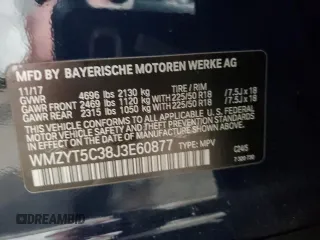 2018 MINI Countryman Cooper S z VIN WMZYT5C38J3E60877, wystawiony jako Copart lot #47411885 z przebiegiem 80 979 mil mil oraz Szkoda całkowita • Salvage title. Historia ofert i sprzedaży dostępna na DreamBid. Obrazek 14.