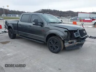 2020 Ford F-150 XL with VIN 1FTFW1E47LFC74601, listed as a IAAI auction lot 41238768 with 50,018 mi miles. Bid and sale history available at carsss.com. Image 1.