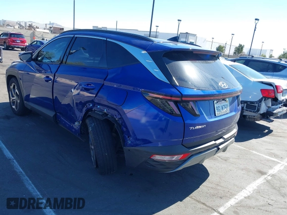 2023 Hyundai Tucson Limited with VIN 5NMJE3AE7PH266711, listed as a IAAI auction lot 41599234 with 29,150 mi miles. Bid and sale history available at carsss.com. Image 3.