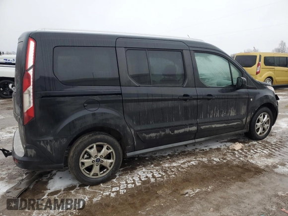 2015 Ford Transit Connect Wagon Titanium with VIN NM0GE9G76F1219343, listed as a Copart auction lot 43380065 with 0 mi miles and Clean Title. Bid and sale history available at carsss.com. Image 3.