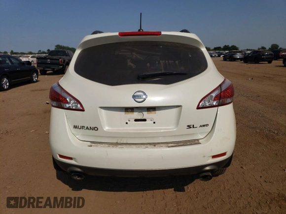 2011 Nissan Murano SL with VIN JN8AZ1MW6BW175548, listed as a Copart auction lot 64271424 with 0 mi miles and Salvage Title. Bid and sale history available at carsss.com. Image 6.