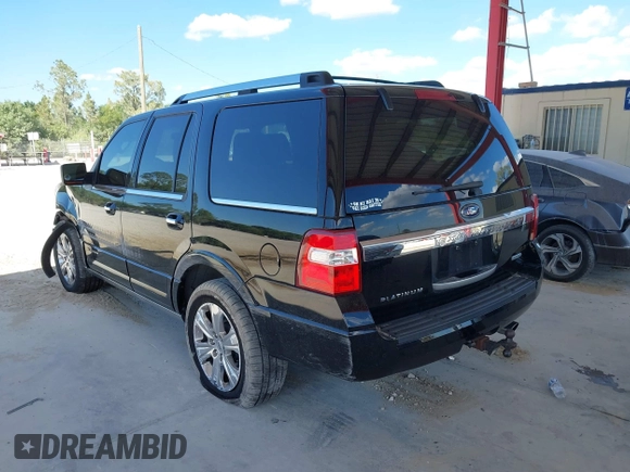 2016 Ford Expedition Platinum with VIN 1FMJU1MT8GEF46122, listed as a IAAI auction lot 41895398 with 103,191 mi miles and . Bid and sale history available at DreamBid. Image 3.