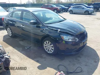 2017 Nissan Sentra S with VIN 3N1AB7AP7HY352757, listed as a IAAI auction lot 42090848 with 172,181 mi miles and . Bid and sale history available at carsss.com. Image 1.
