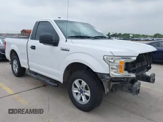 2018 Ford F-150 XL with VIN 1FTMF1CB4JKF54148, listed as a IAAI auction lot 42275439 with 157,811 mi miles and . Bid and sale history available at DreamBid. Image 1.
