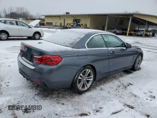 2018 BMW 4 Series 430i xDrive with VIN WBA4Z3C53JEC57500, listed as a Copart auction lot 87028974 with 63,727 mi miles and Salvage Title. Bid and sale history available at DreamBid. Image 3.