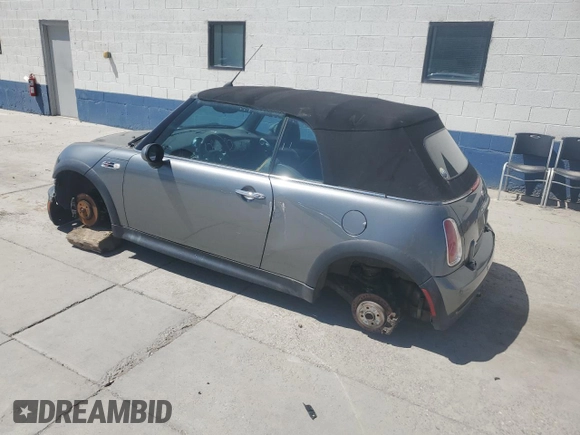 2006 MINI Convertible S with VIN WMWRH33526TL93755, listed as a Copart auction lot 57830835 with Not provided miles and Clean title. Bid and sale history available at DreamBid. Image 2.