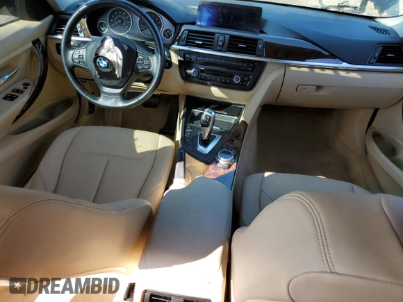 2014 BMW 3 Series 320i xDrive with VIN WBA3C3G57ENS71376, listed as a Copart auction lot 60874995 with Not provided miles and Salvage title. Bid and sale history available at DreamBid. Image 8.