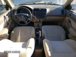 2001 Honda Civic LX with VIN 1HGES15561L022838, listed as a Copart auction lot 83866374 with 179,691 mi miles and Salvage Title. Bid and sale history available at DreamBid. Image 8.