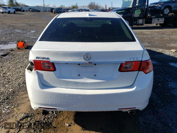 2012 Acura TSX Tech Pkg with VIN JH4CU2F63CC010287, listed as a Copart auction lot 86435164 with 97,922 mi miles and Salvage Title. Bid and sale history available at carsss.com. Image 6.