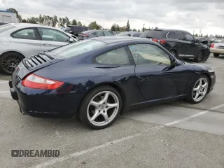 2006 Porsche 911 Carrera with VIN WP0AA29946S716671, listed as a Copart auction lot 53717185 with 29,514 mi miles and Salvage Title. Bid and sale history available at carsss.com. Image 3.
