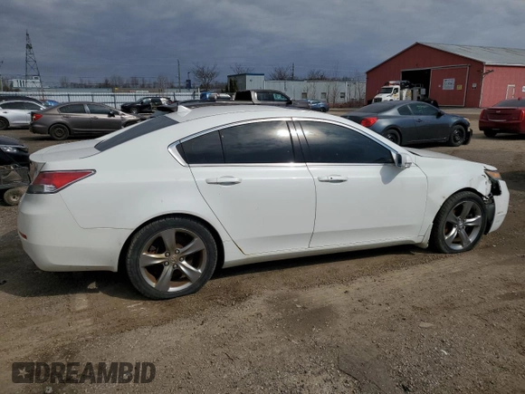 2012 Acura TL Tech Auto with VIN 19UUA9F59CA802004, listed as a Copart auction lot 51081855 with 242,791 mi miles and Clean Title. Bid and sale history available at carsss.com. Image 3.