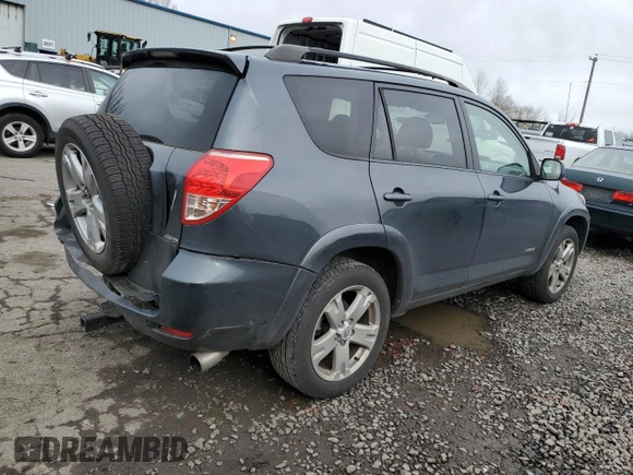 2007 Toyota RAV4 Sport with VIN JTMBD32V275120287, listed as a Copart auction lot 45059375 with 192,667 mi miles and Salvage Title. Bid and sale history available at carsss.com. Image 3.