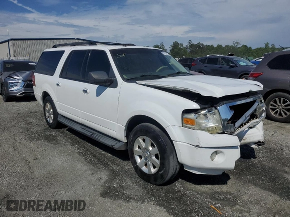 2010 Ford Expedition Max SSV with VIN 1FMJK1G50AEA33232, listed as a Copart auction lot 57631655 with 223,142 mi miles and Salvage title. Bid and sale history available at DreamBid. Image 4.