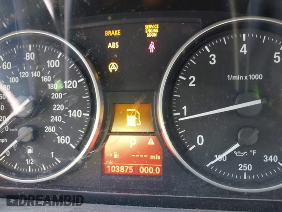2009 BMW 3 Series 328i with VIN WBAWR33509P343983, listed as a IAAI auction lot 42034364 with 103,875 mi miles and . Bid and sale history available at DreamBid. Image 7.