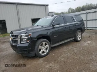 2015 Chevrolet Tahoe LT with VIN 1GNSKBKC6FR567296, listed as a Copart auction lot 50444825 with 160,911 mi miles and Salvage title. Bid and sale history available at DreamBid. Image 1.