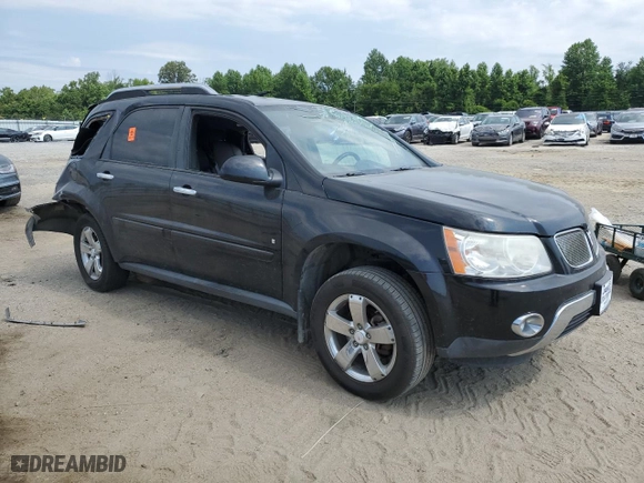 2008 Pontiac Torrent with VIN 2CKDL43F086044009, listed as a Copart auction lot 58389954 with 215,499 mi miles and Salvage Title. Bid and sale history available at carsss.com. Image 4.