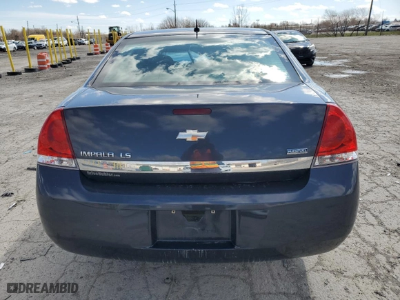 2009 Chevrolet Impala LS with VIN 2G1WB57K691170804, listed as a Copart auction lot 50388875 with 0 mi miles and Salvage Title. Bid and sale history available at carsss.com. Image 6.