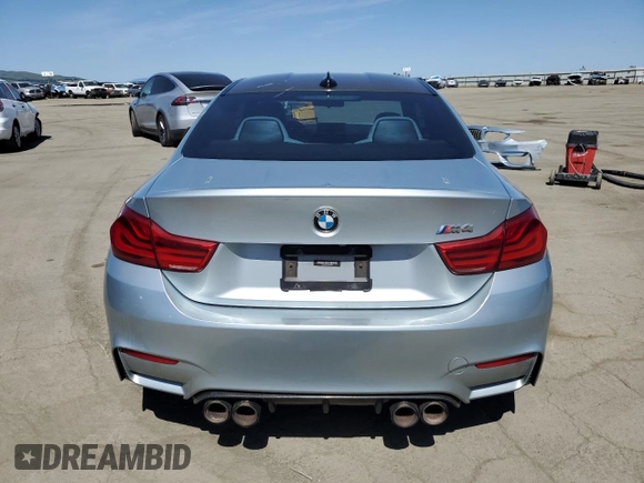 2015 BMW M4 with VIN WBS3R9C52FK334020, listed as a Copart auction lot 51867985 with 95,369 mi miles and Salvage title. Bid and sale history available at DreamBid. Image 6.