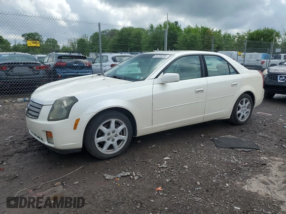 2003 Cadillac CTS with VIN 1G6DM57N130109661, listed as a Copart auction lot 55705385 with Not Provided miles and Salvage Title. Bid and sale history available at DreamBid. Image 1.