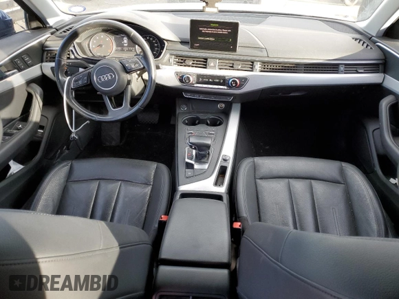 2017 Audi A4 Premium with VIN WAUGNAF41HN007244, listed as a Copart auction lot 42655145 with 80,468 mi miles and Salvage Title. Bid and sale history available at carsss.com. Image 8.