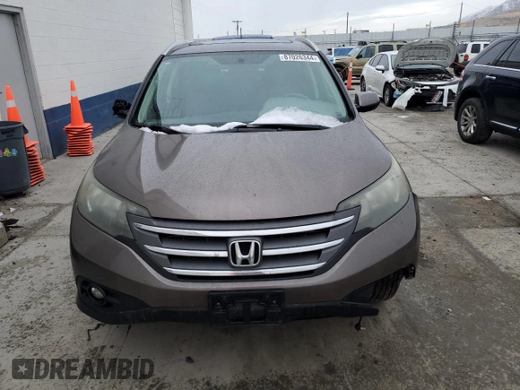 2014 Honda CR-V EX-L with VIN 2HKRM4H76EH623587, listed as a Copart auction lot 87026344 with 155,323 mi miles and Salvage Title. Bid and sale history available at DreamBid. Image 5.