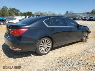 2014 Acura RLX Advance Pkg with VIN JH4KC1F97EC006085, listed as a Copart auction lot 48775915 with 172,195 mi miles and Salvage Title. Bid and sale history available at carsss.com. Image 3.