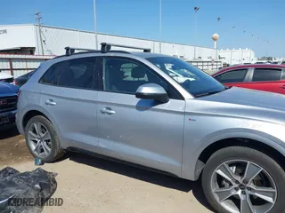 2025 Audi Q5 S line Premium with VIN WA1GAAFY0S2026775, listed as a IAAI auction lot 41866254 with 8,730 mi miles. Bid and sale history available at carsss.com. Image 13.
