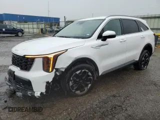 2024 Kia Sorento S z VIN 5XYRLDJC9RG258538, wystawiony jako Copart lot #59866455 z przebiegiem 35 811 mil mil oraz Czysty tytuł • Clean title. Historia ofert i sprzedaży dostępna na DreamBid. Obrazek 1.