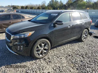 2016 Kia Sorento SXL with VIN 5XYPK4A15GG119688, listed as a Copart auction lot 49957995 with 180,064 mi miles and Salvage Title. Bid and sale history available at carsss.com. Image 1.