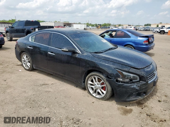 2011 Nissan Maxima SV with VIN 1N4AA5AP1BC854500, listed as a Copart auction lot 58921995 with 155,868 mi miles and Salvage title. Bid and sale history available at DreamBid. Image 4.