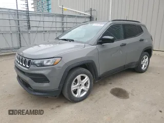 2024 Jeep Compass Sport with VIN 3C4NJDAN3RT598007, listed as a Copart auction lot 60638835 with 45,677 mi miles and Clean title. Bid and sale history available at DreamBid. Image 1.