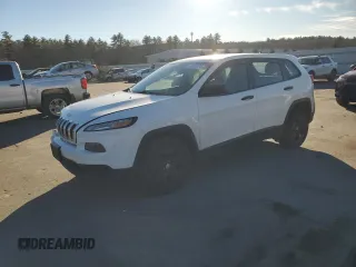 2017 Jeep Cherokee Sport with VIN 1C4PJMAS4HD234617, listed as a Copart auction lot 80662074 with 125,362 mi miles and Salvage Title. Bid and sale history available at carsss.com. Image 1.