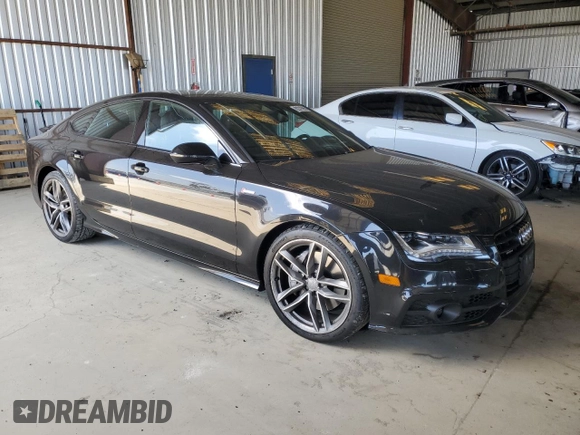2015 Audi A7 Prestige with VIN WAU2GAFC8FN034725, listed as a Copart auction lot 62319995 with 86,477 mi miles and Salvage title. Bid and sale history available at DreamBid. Image 4.