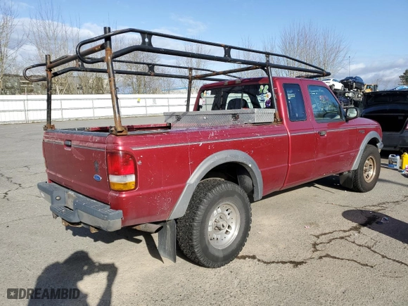 1994 Ford Ranger XL with VIN 1FTCR15U4RPB42229, listed as a Copart auction lot 51873485 with 218,376 mi miles and Clean Title. Bid and sale history available at carsss.com. Image 3.