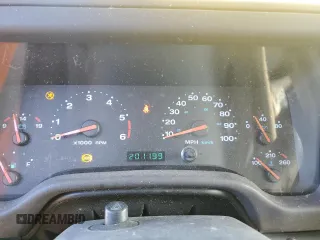 2001 Jeep Wrangler Sport with VIN 1J4FA49S21P312522, listed as a Copart auction lot 54698935 with 201,199 mi miles and Salvage Title. Bid and sale history available at carsss.com. Image 9.