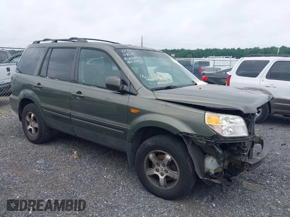 2006 Honda Pilot EX-L with VIN 5FNYF18776B011211, listed as a IAAI auction lot 39555749 with 295,998 mi miles and . Bid and sale history available at DreamBid. Image 1.