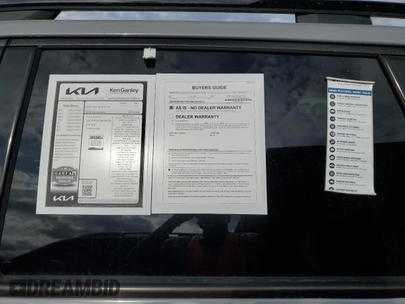 2024 Kia Telluride SX Prestige with VIN 5XYP5DGC4RG447736, listed as a Copart auction lot 85450154 with Not provided miles and Salvage title. Bid and sale history available at DreamBid. Image 13.