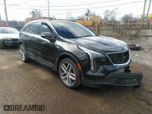 2021 Cadillac XT4 AWD Sport with VIN 1GYFZFR48MF009552, listed as a IAAI auction lot 41743125 with 53,982 mi miles and . Bid and sale history available at DreamBid. Image 1.