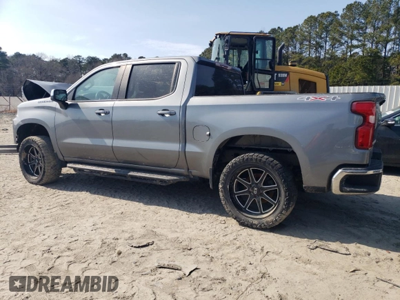 2020 Chevrolet Silverado 1500 LT with VIN 3GCUYDED0LG157850, listed as a Copart auction lot 47011635 with 159,643 mi miles and Salvage Title. Bid and sale history available at DreamBid. Image 2.
