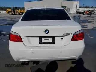 2008 BMW 5 Series 550i with VIN WBANW53588CT54834, listed as a Copart auction lot 46326725 with 182,990 mi miles and Salvage Title. Bid and sale history available at carsss.com. Image 6.