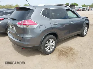 2016 Nissan Rogue SV with VIN KNMAT2MV9GP693049, listed as a IAAI auction lot 42053309 with 75,379 mi miles. Bid and sale history available at carsss.com. Image 4.