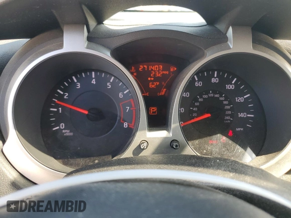 2013 Nissan Juke Nismo z VIN JN8AF5MV7DT217074, wystawiony jako Copart lot #52803785 z przebiegiem 271 403 mil mil oraz Szkoda całkowita • Salvage title. Historia ofert i sprzedaży dostępna na DreamBid. Obrazek 9.