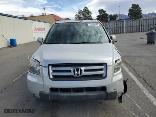 2007 Honda Pilot EX-L with VIN 5FNYF28557B037344, listed as a Copart auction lot 82451984 with 283,504 mi miles and Salvage Title. Bid and sale history available at carsss.com. Image 5.