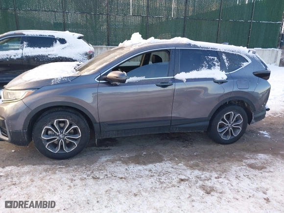2021 Honda CR-V EX-L with VIN 2HKRW2H85MH660572, listed as a IAAI auction lot 41350247 with 106,132 mi miles. Bid and sale history available at carsss.com. Image 14.