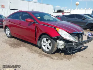 2013 Hyundai Sonata GLS with VIN 5NPEB4AC0DH713960, listed as a IAAI auction lot 41876873 with 140,823 mi miles. Bid and sale history available at carsss.com. Image 1.