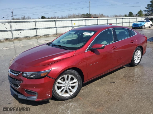 2017 Chevrolet Malibu LT with VIN 1G1ZE5ST5HF196273, listed as a Copart auction lot 48146525 with 95,715 mi miles and Salvage Title. Bid and sale history available at carsss.com. Image 1.